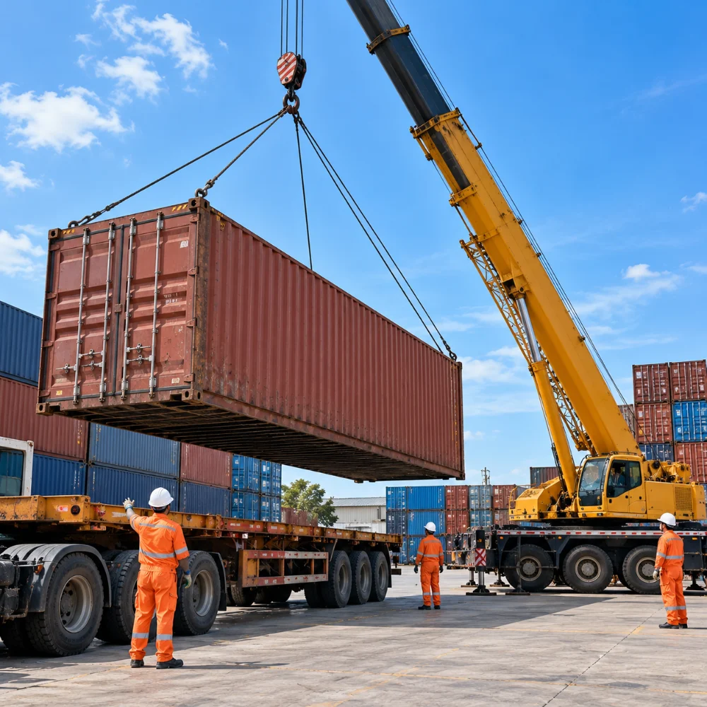 Cẩu hàng container